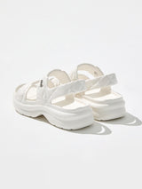 Pepper Salt Sandals - White