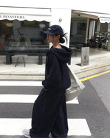 Code Oversized 2-Way Zip-Up Hoodie