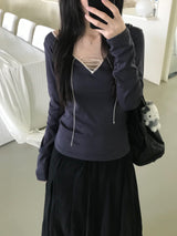 Karin Lace Eyelet T-shirt (3 colors)