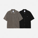 Stream Nylon Short-Sleeve Zip-Up (2 Colors)