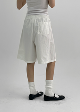 [MADE] Dikit Oversized Cotton Bermuda Pants with Elastic Waist