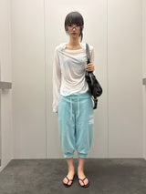 Teenager Capri Jogger Number Patch Jogger Pants 3color