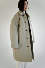 Oversized puffer coat, Khaki
