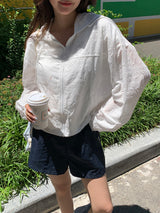[MADE] ナイロンレースバンドウエストショートパンツ