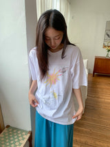 Kuon Print Loose Fit Short Sleeve Tee