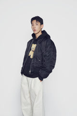 24FW バルーンフィットMA-1パッディングジャケット ブラック