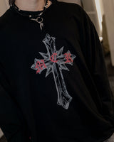 Scarred cross LS(black)