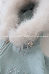 Cubic Purifying Hooded Zip-Up Jacket