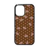 [Afternoon Tea Collection] Rose Cocoa Glass Bumper Phone Case