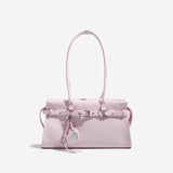 Ballet-core Baguette Shoulder Tote Bag