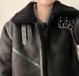 Jiu Buckle Point Overfit Mustang Jacket