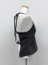 [Setup Available] Pepper Halter Neck Layered Bustier
