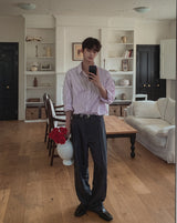 Danben One Tuck Wide Pocket Slacks