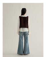 French Ruffle Cuff Romantic Blouse