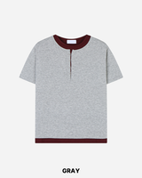 Clo Layered Buckle Short Sleeve T