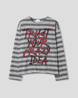 (UNISEX)トラスト ストライプ ニット