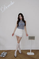 French mini frill skirt