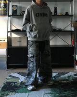 DN camo color combination denim pants (1C)