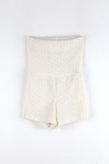 Angora fur shorts