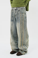 Beam Track Wide Denim (2color)