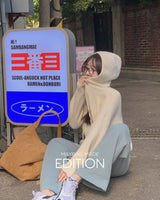 【MADE】フーディドジップアップニット