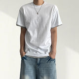 イージーレイヤードカラーブロック半袖Tシャツ