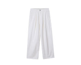 LMN Able One Tuck Cotton Wide Pants (4 colors)
