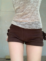 Bay Side Two Buckle Roll-up Short Pants
