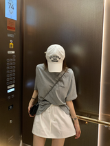 リア メール レタリング ショート スリーブ Tシャツ / 3カラー