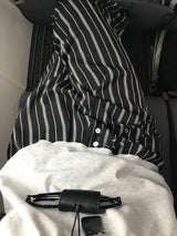 Sunday Home Stripe Lounge Button Wide Pants
