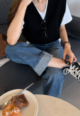 [Lè made/7,000 Sold] ルメイド ベーシック Vネック ベスト