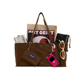 ペーパーボートバッグ (Suede)(brown)