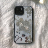 [MADE] bloom mirror case (white)