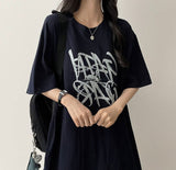 Gerty Vintage lettering boxy fit short-sleeved T-shirt