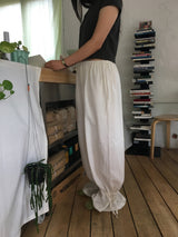 Shirring flare pants (2color)