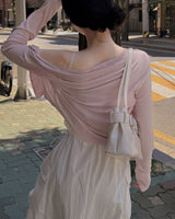 Bongbong V-neck cardigan