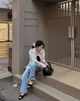 ウィニーストレートフィットデニムパンツ