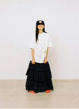 Sketch Cross Tee - White       