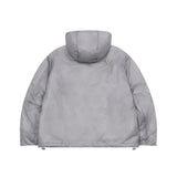 PAWELLE METAL LOGO LIGHT SHORT PADDING UNISEX (2Color)