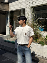 Burning patch walk short sleeve tee