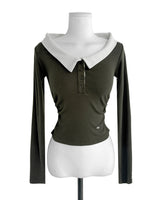 Bonna & lace tone layerd SET ( VT+TOP )