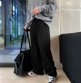Nopi First Round Tuck Flow Banding Wide Pants