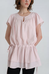 Sally string blouse_pink