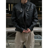 [PROMOTION] Vegan leather shoulder patch jacket