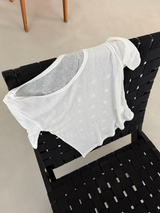 スラッシュスリムTシャツ