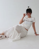 ジェニーダックスフントプリント半袖Tシャツ