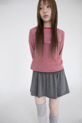 button shirring short skirt pants(2colors)