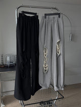 ASCLO Destroyed Sweat Pants (2color)