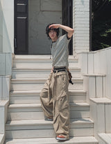 Summer Belted New Cargo Pants