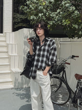 Amp デキチェックシャツ